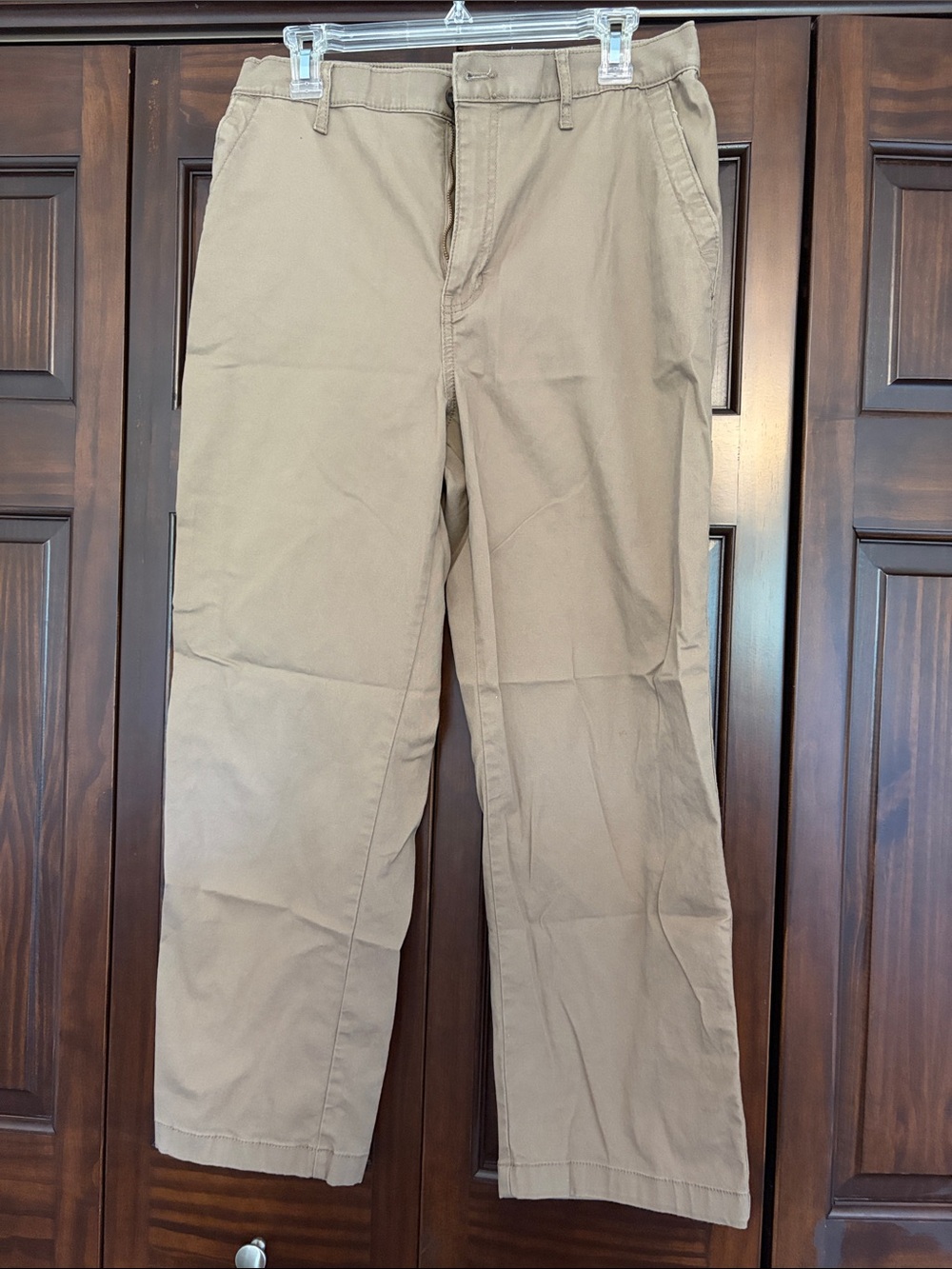 G.H. Bass & Co. Women’s Tan Straight-Leg Chinos
